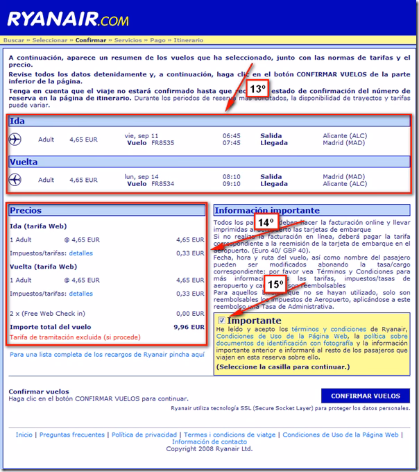 ¿Qué es la dirección de facturación en Ryanair?