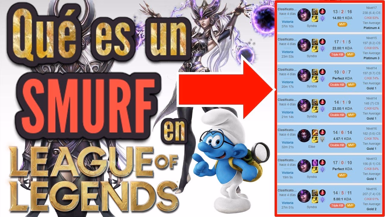 ¿Qué es una cuenta Smurf?