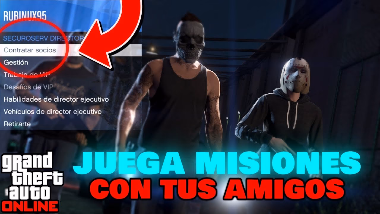 ¿Cómo Jugar con amigos en GTA V Online?