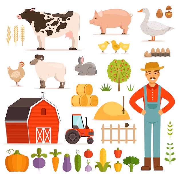 ¿Cuál es el tamaño de una granja?