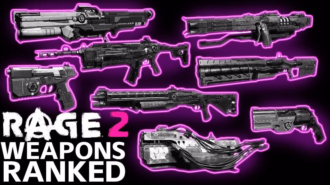 What weapons are in rage?