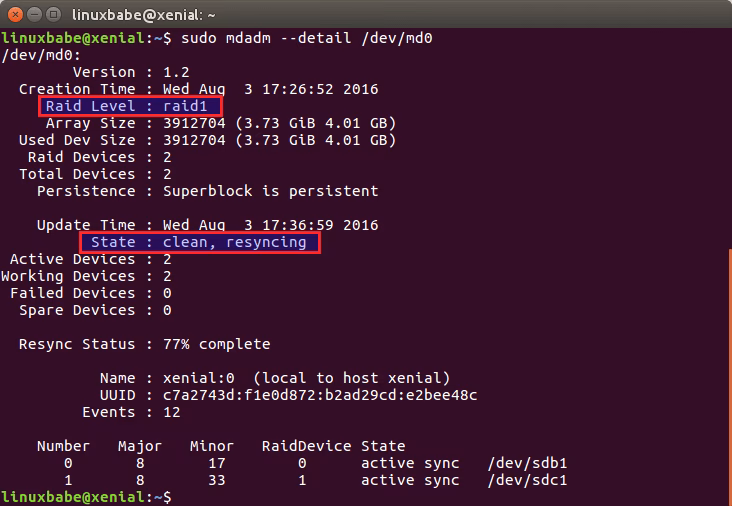 How do I configure raid in Linux?