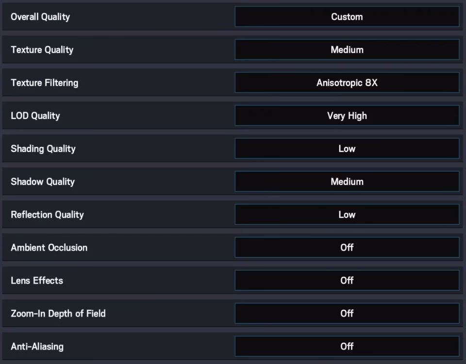 What are Rainbow Six Siege pro settings?