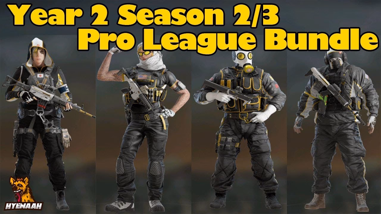 What are the Pro League sets in Rainbow Six Siege?