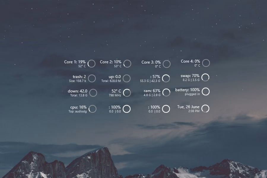 What is circle launcher Rainmeter?