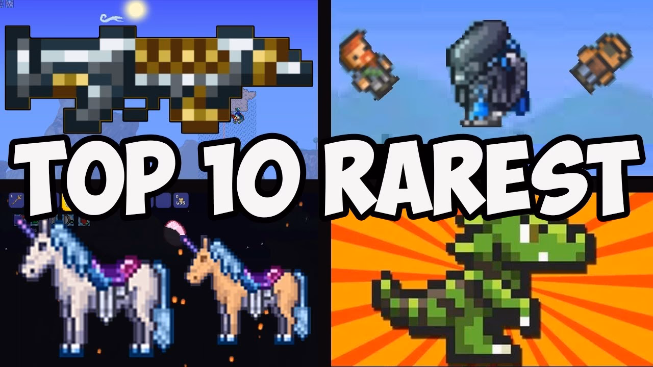 Are Terraria items rare?