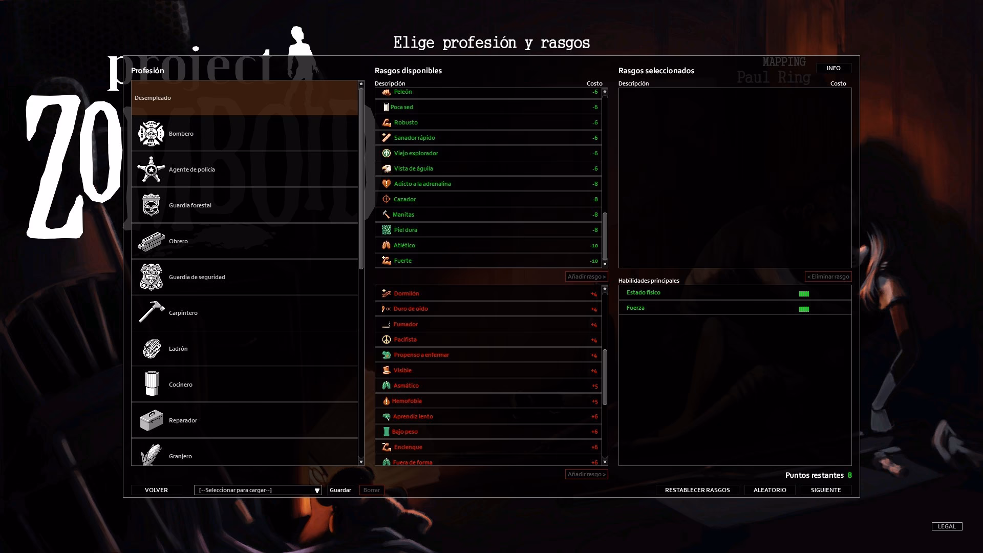 ¿Cuál es el mejor rasgo para combatir contra los zombies?