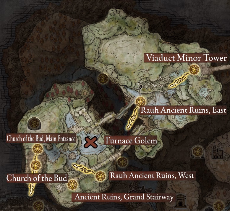 ¿Dónde se encuentran las ruinas de Rauh?