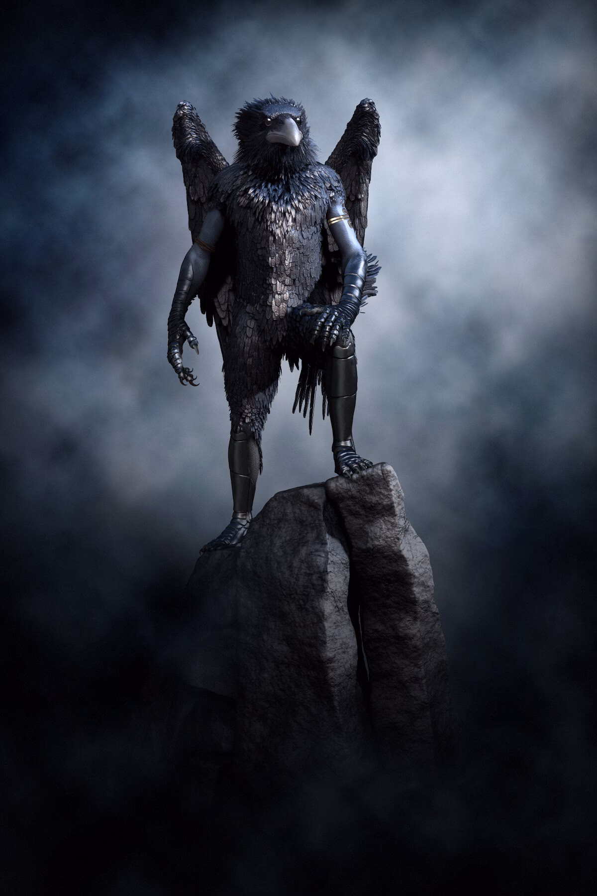 Who is Raven in a vision of Shadows arc?