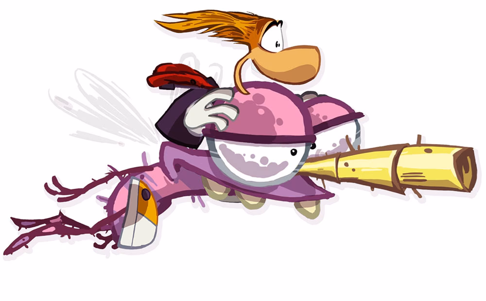 What color is Moskito in Rayman?