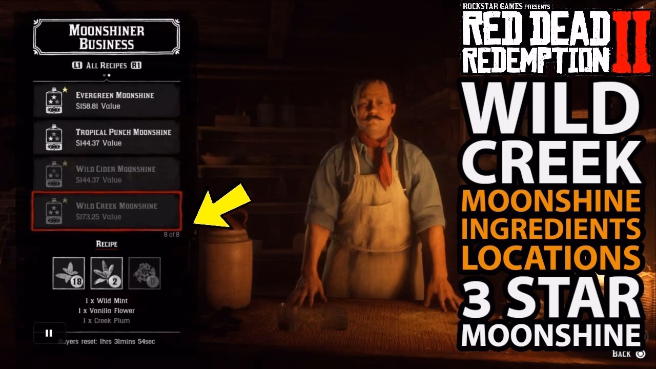 Where can I find the ingredients for moonshine?