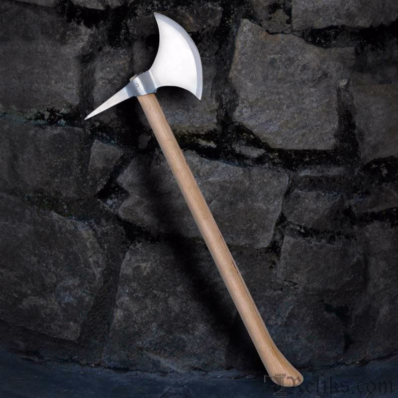 What is an example of a battle axe?