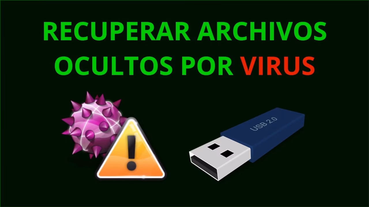 ¿Cómo recuperar archivos perdidos desde la memoria USB infectada con virus?