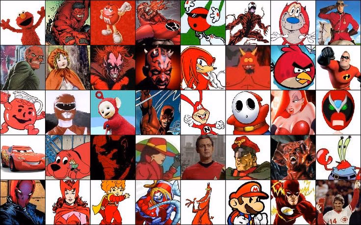 Why is Naruto a red character?