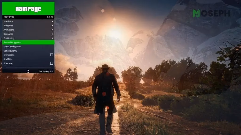 What is a mod menu in Red Dead Online?