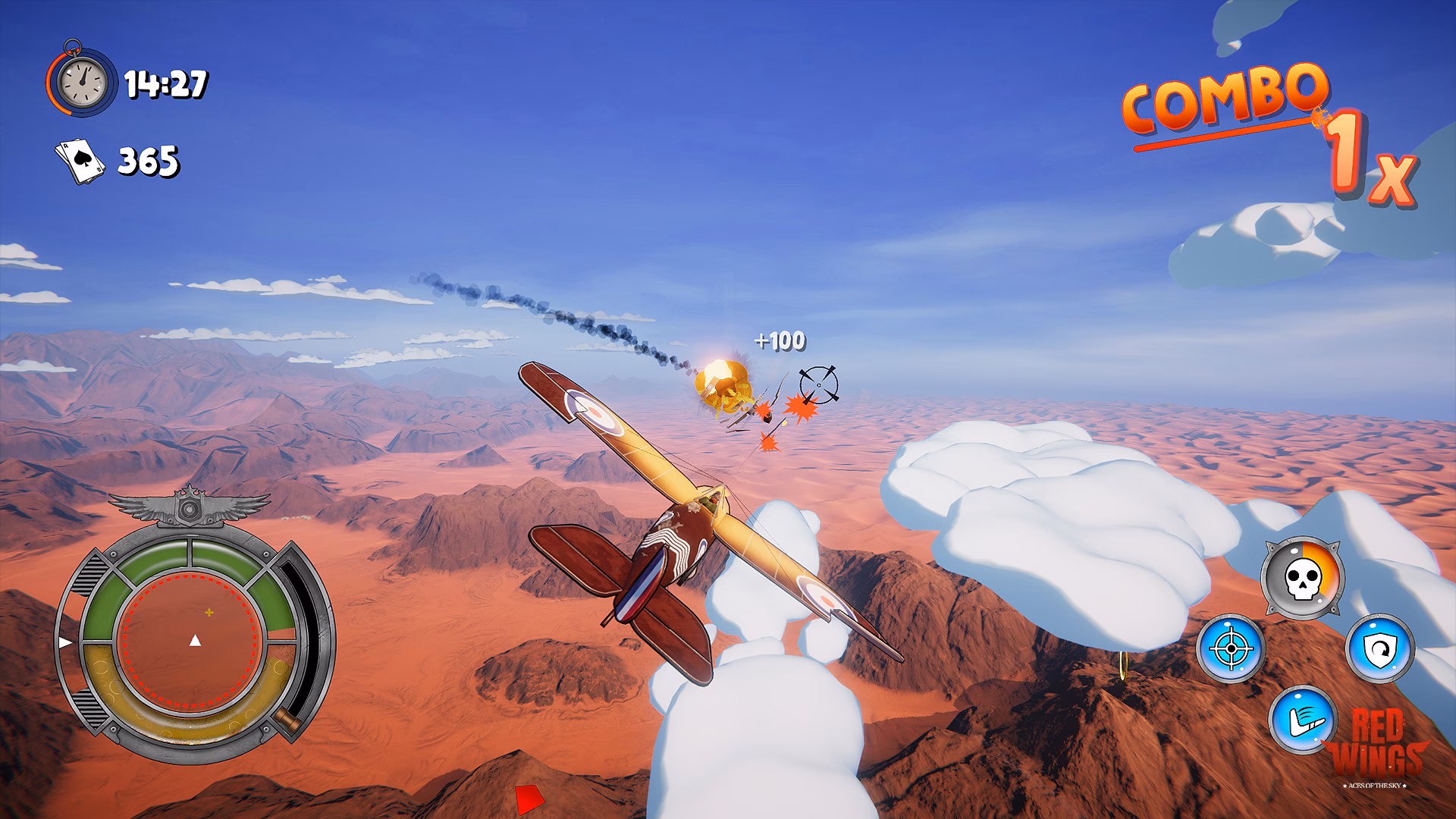 What is Red Wings Aces of the sky?