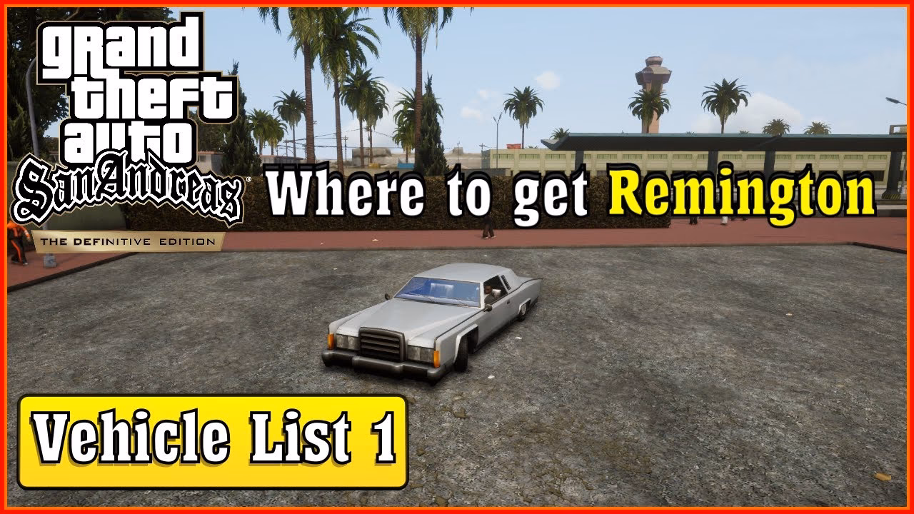 Where does the Remington spawn in GTA San Andreas?