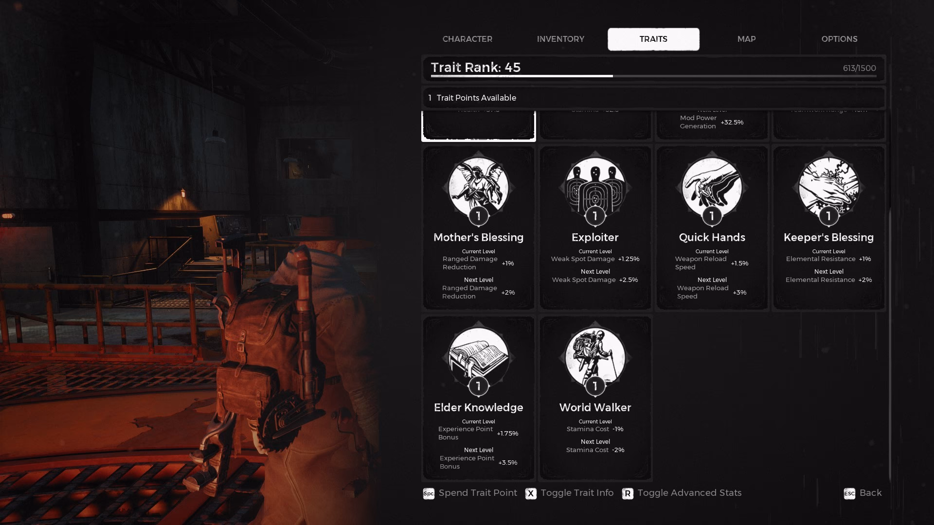 What happens if you unlock a trait in remnant from the ashes?