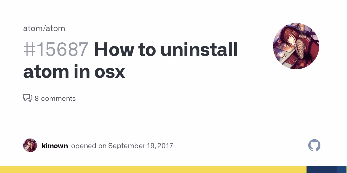 Do I need to uninstall atom?