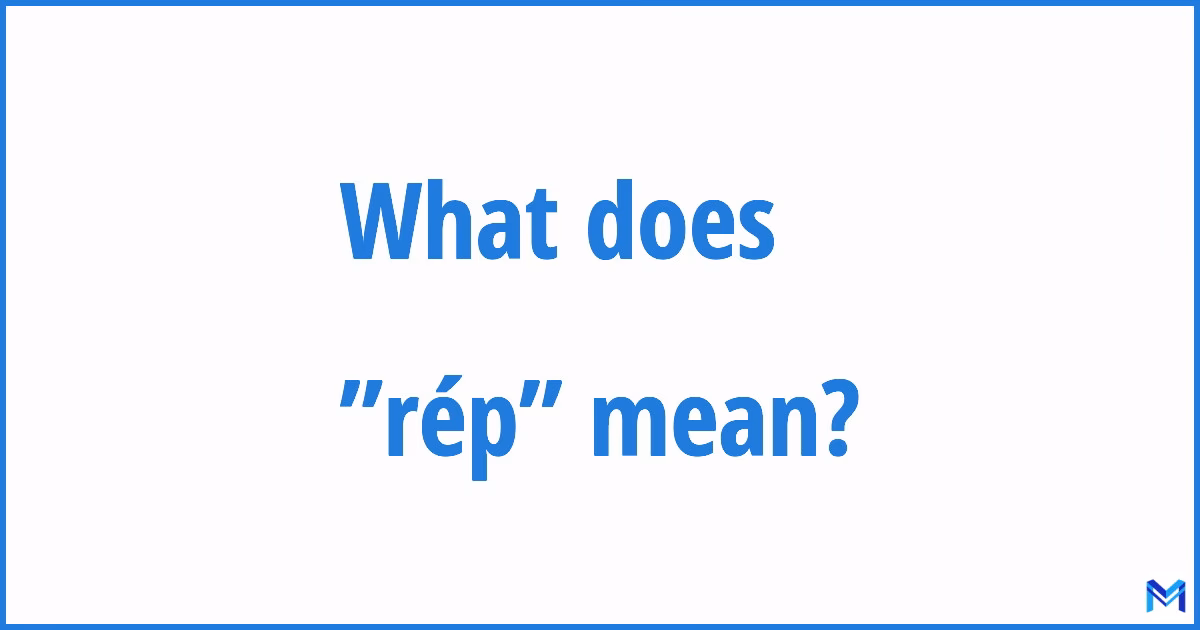 What does representative mean?