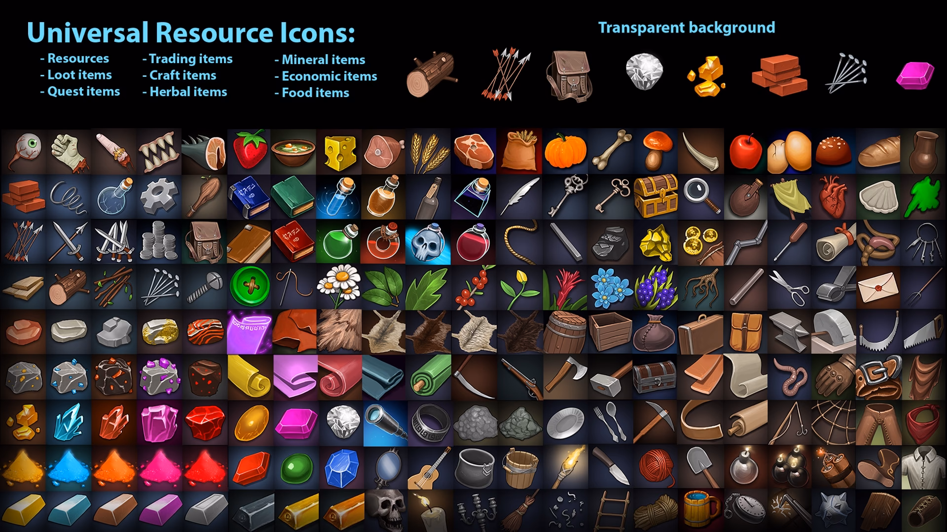 How many resources icons are there?