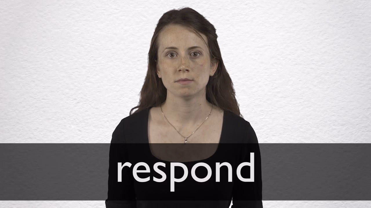 ¿Cómo responder a una palabra en inglés?
