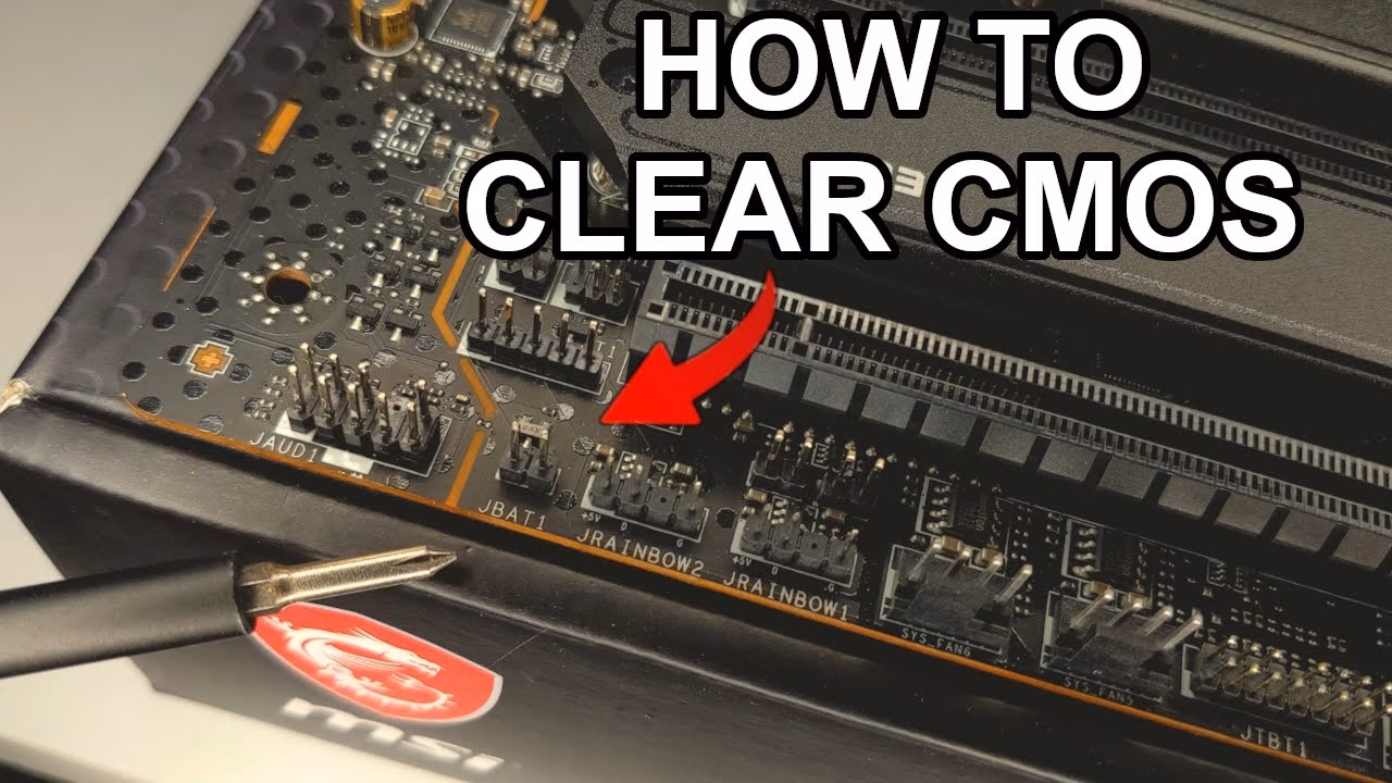 ¿Cómo restablecer el BIOS de Mi PC usando Clear CMOS?