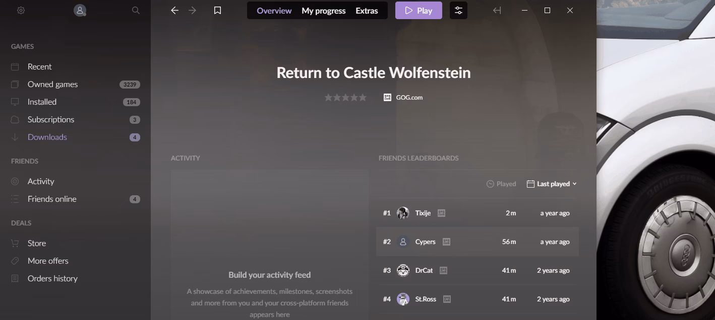 How do I get back to Castle Wolfenstein?
