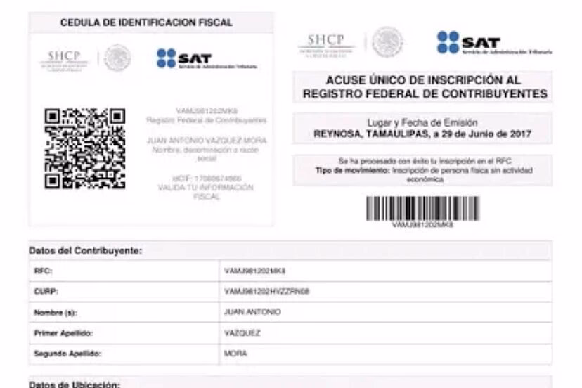 ¿Por qué mi CURP no está registrada?
