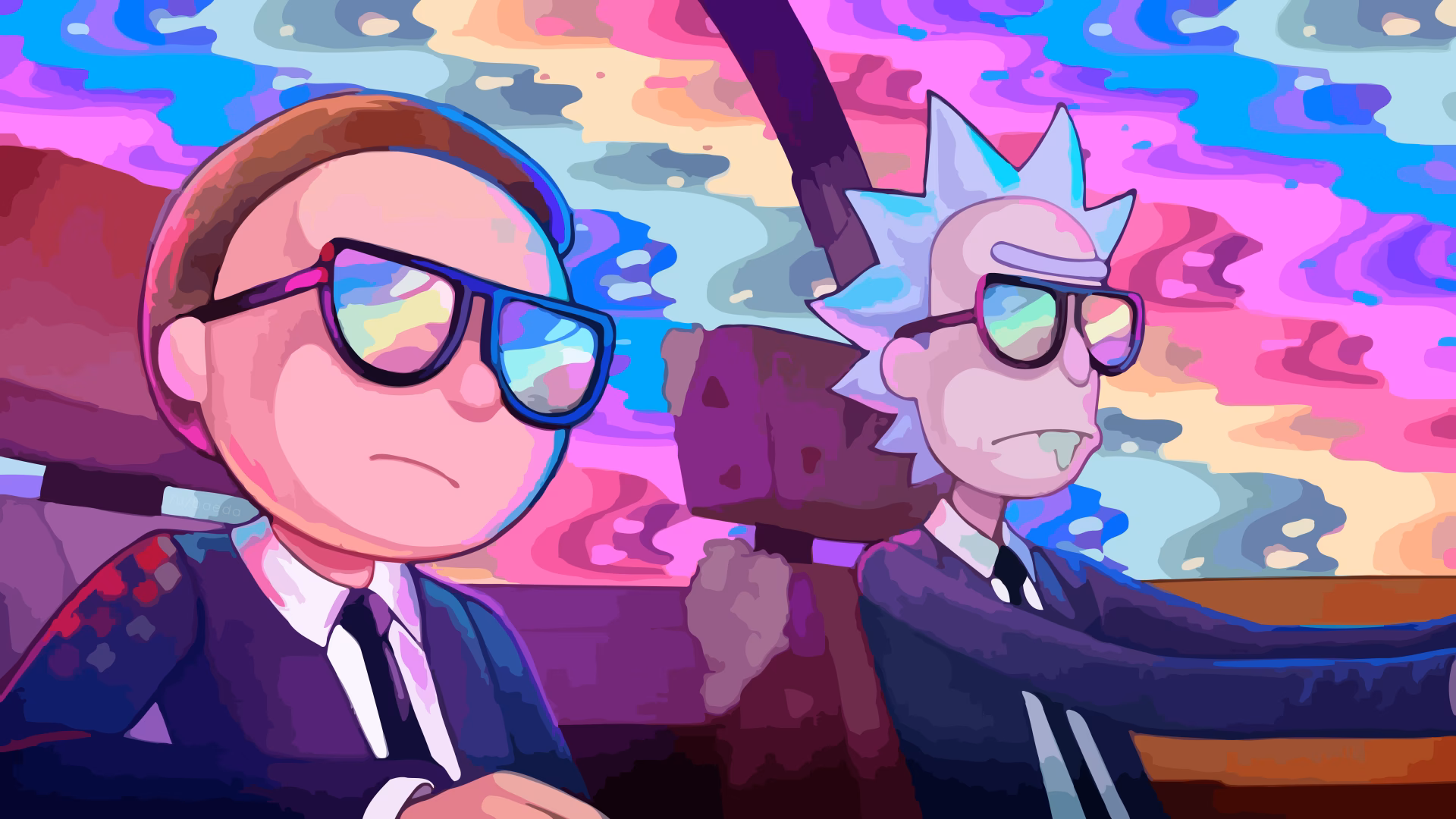 Where can I find Rick and Morty 4K wallpapers?