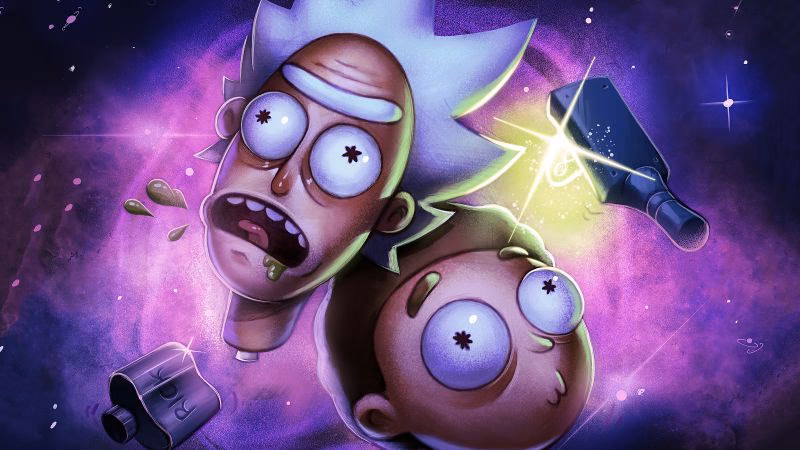 Where can I find Rick and Morty 4K wallpapers?