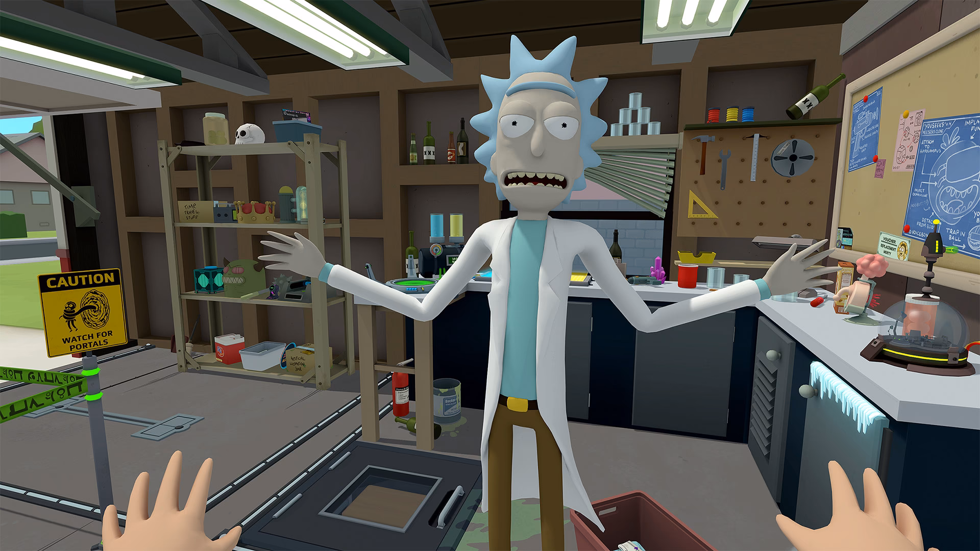 Does Rick and Morty require a VR headset?