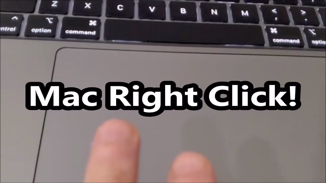 How to right click on a Mac without a mouse or trackpad?
