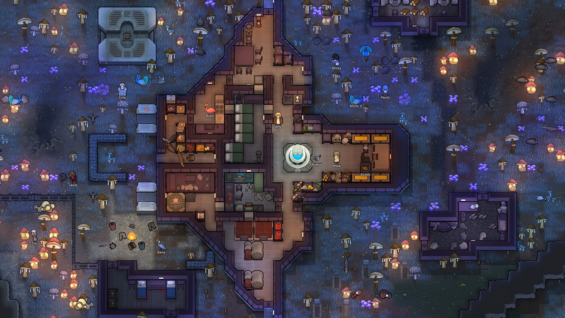 Can you go underground in Rimworld Odyssey?