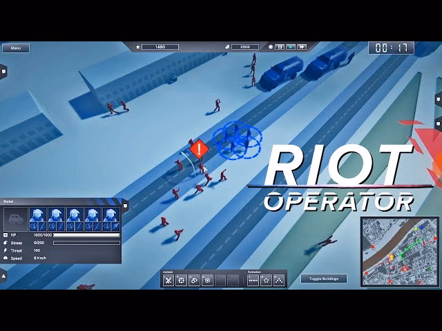 What do riot police need?