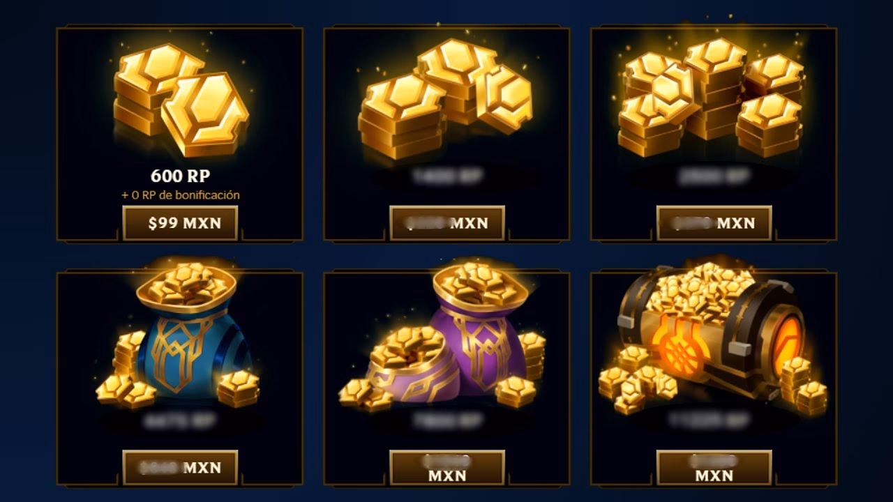 ¿Dónde puedo comprar Riot points en mercado pago?