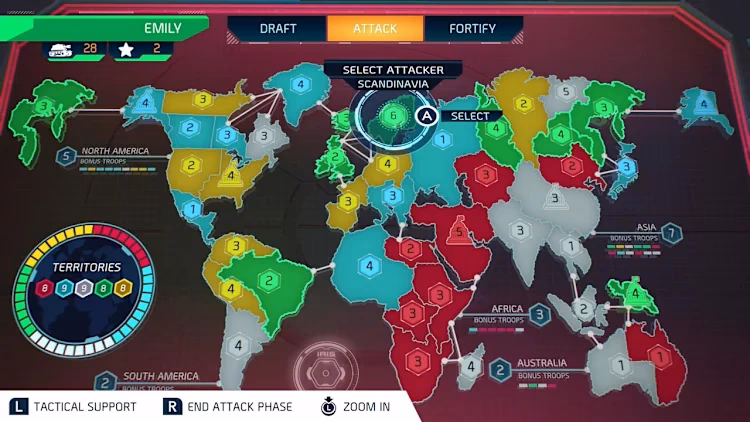 Are there any risk global domination cheats or Hints for PC?