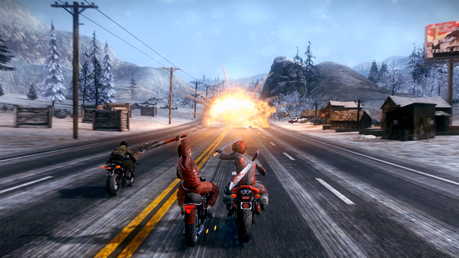 How many bikes in Road Redemption?