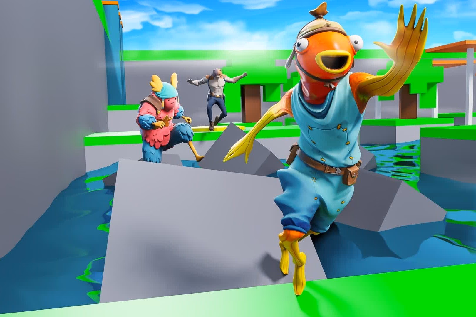 How to play parkour in Fortnite?