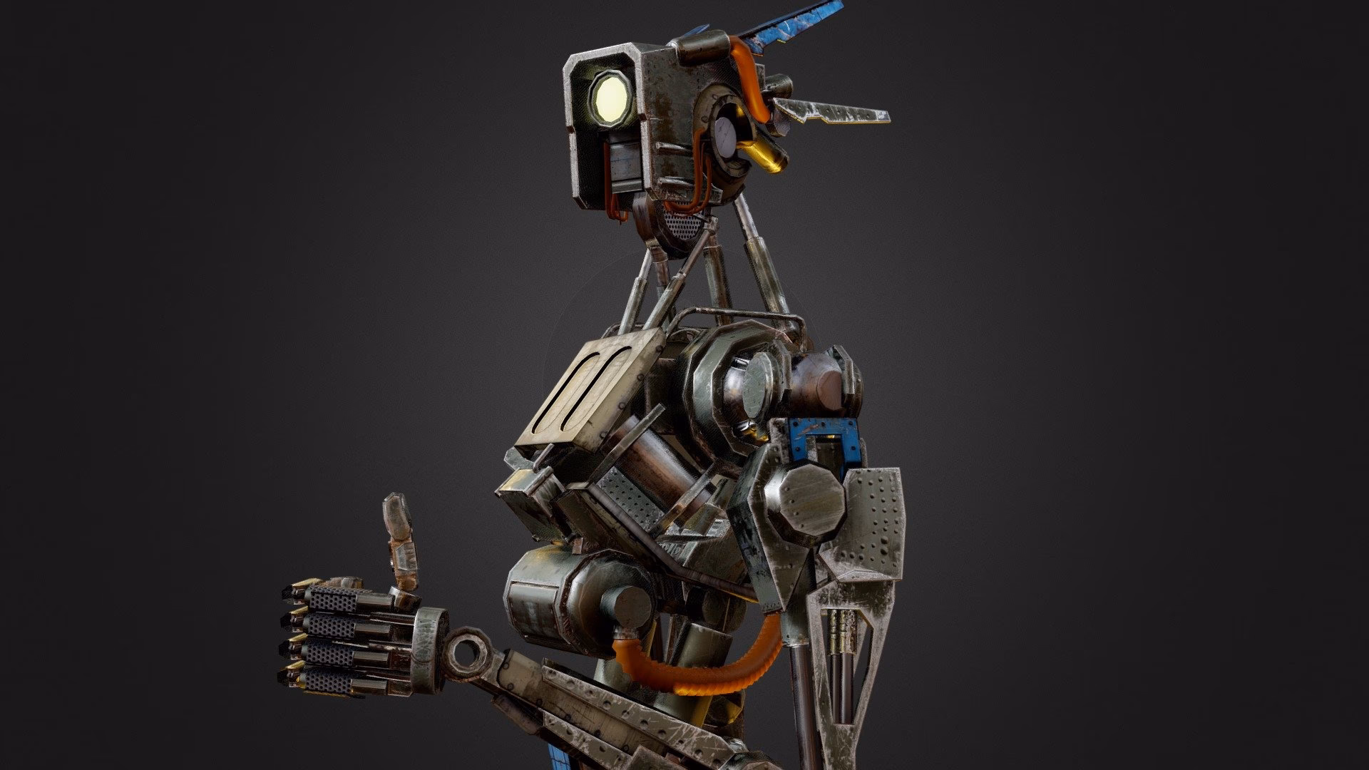 How many robot parts does the cybernetics catalogue produce?