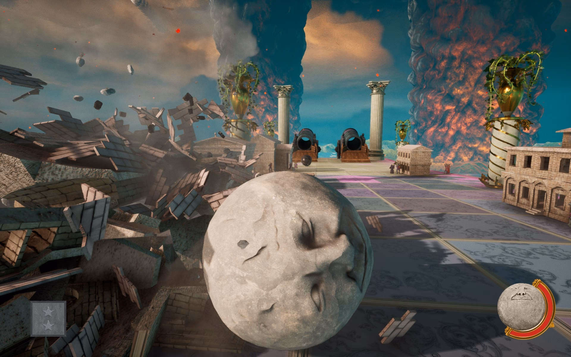 Is rock of Ages a tower defense game?