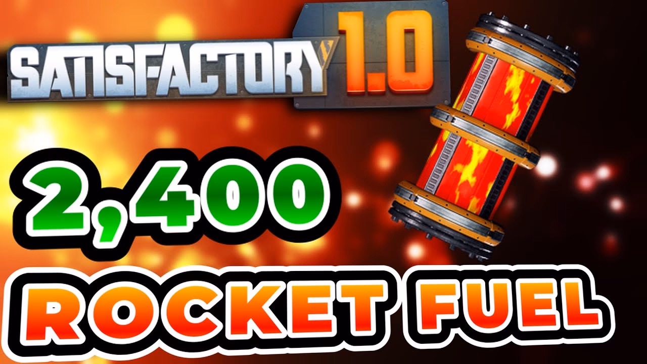 How do you make rocket fuel in satisfactory?