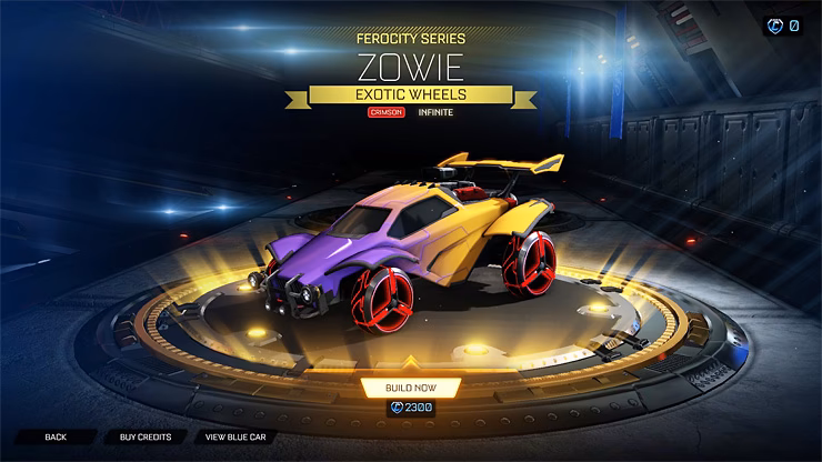 What is a blueprint in Rocket League?