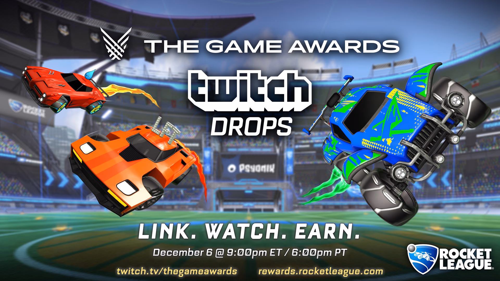How do I link my Twitch account to my Rocket League account?