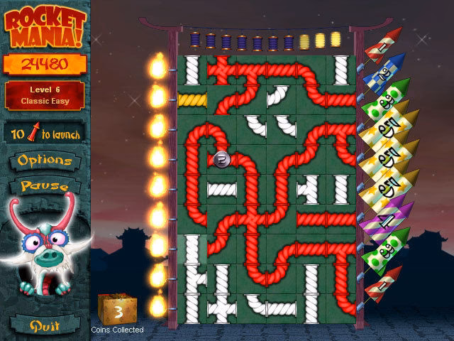 How do you play Rocket Mania?