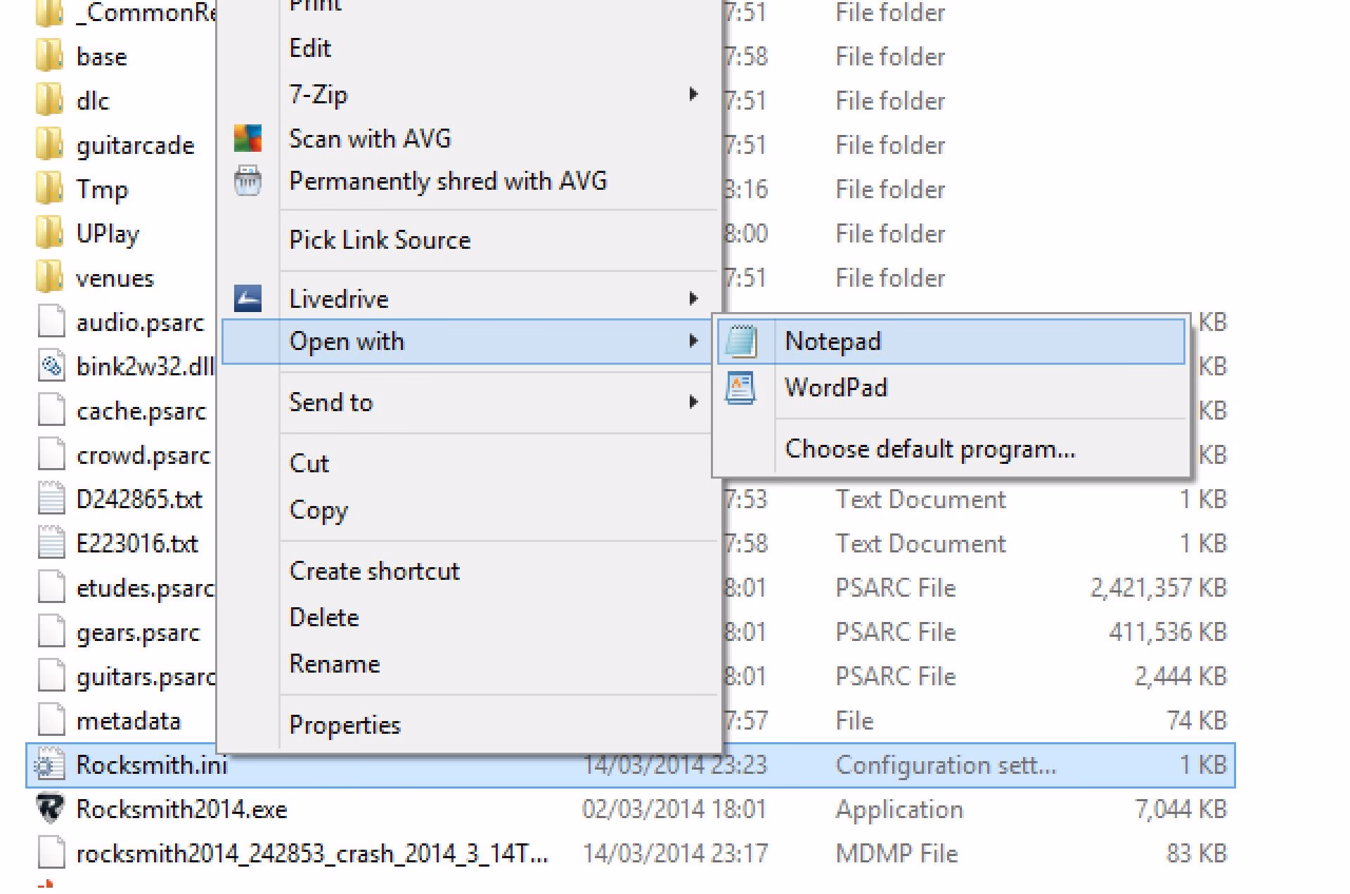 Why is there no audio output device in Rocksmith 2014?