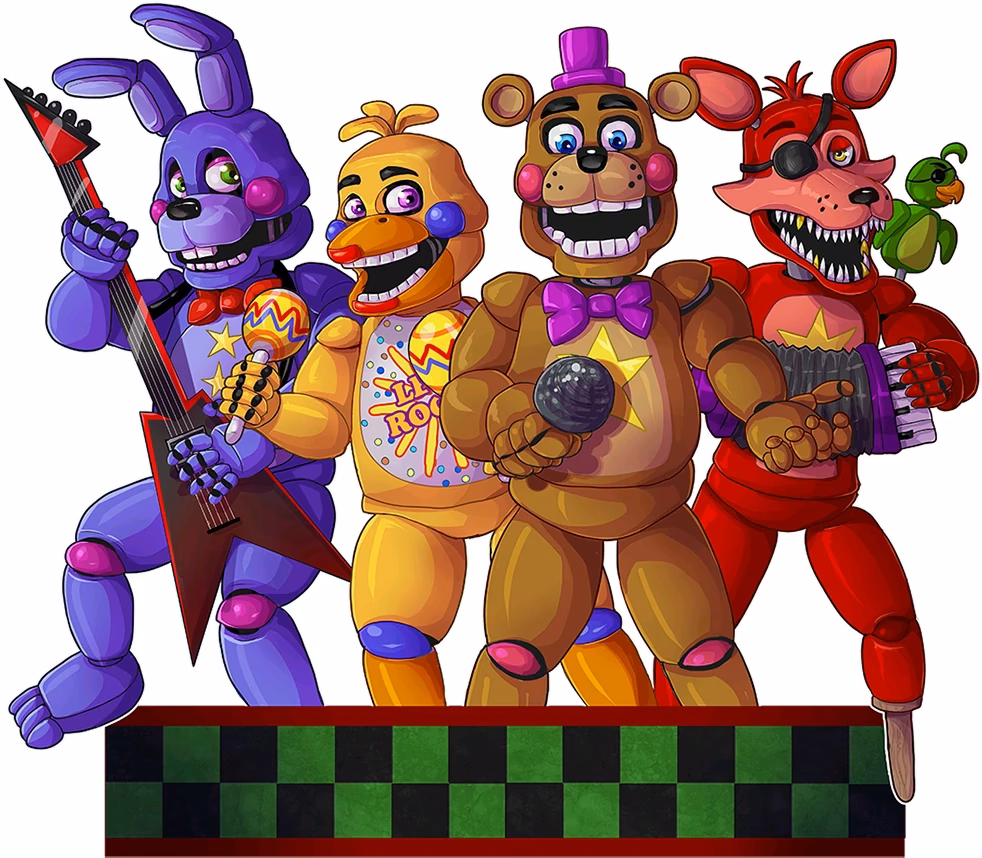 ¿Dónde se encuentran los animatónicos Rockstar?