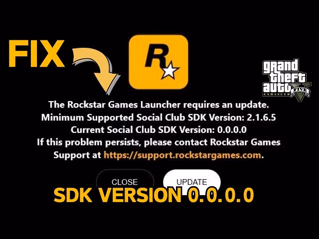 How to fix Rockstar Games error?