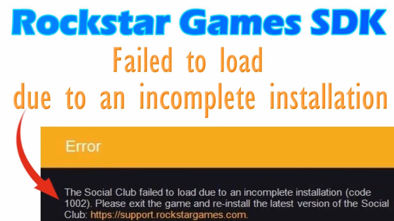 How to fix Rockstar Games error?