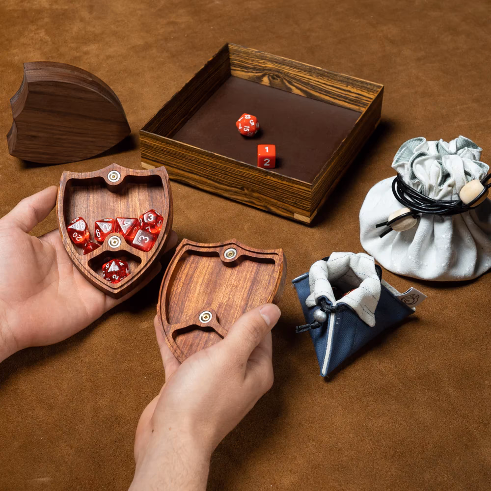 What is a Scroll dice tray?